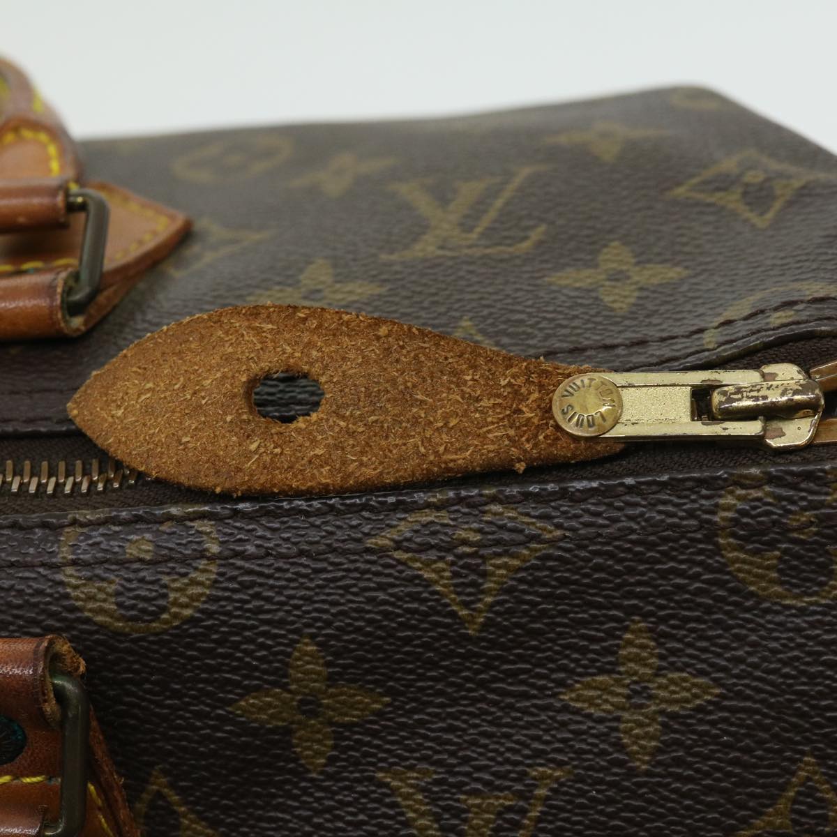 LOUIS VUITTON Monogram Speedy 35 Hand Bag M41524 LV th2890