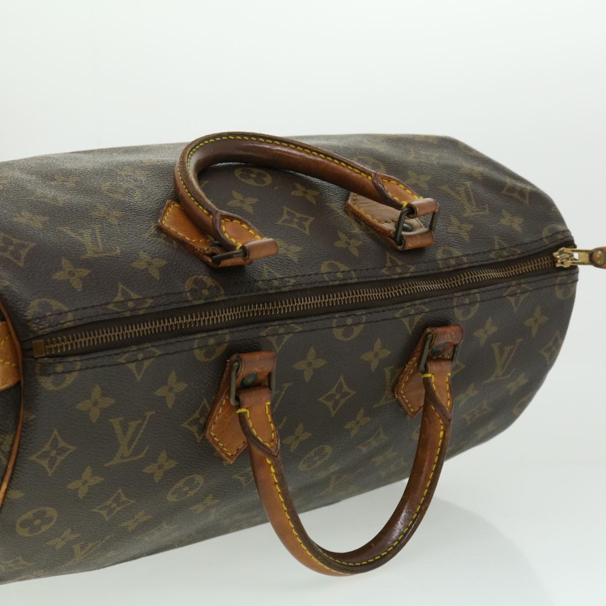 LOUIS VUITTON Monogram Speedy 35 Hand Bag M41524 LV th2890
