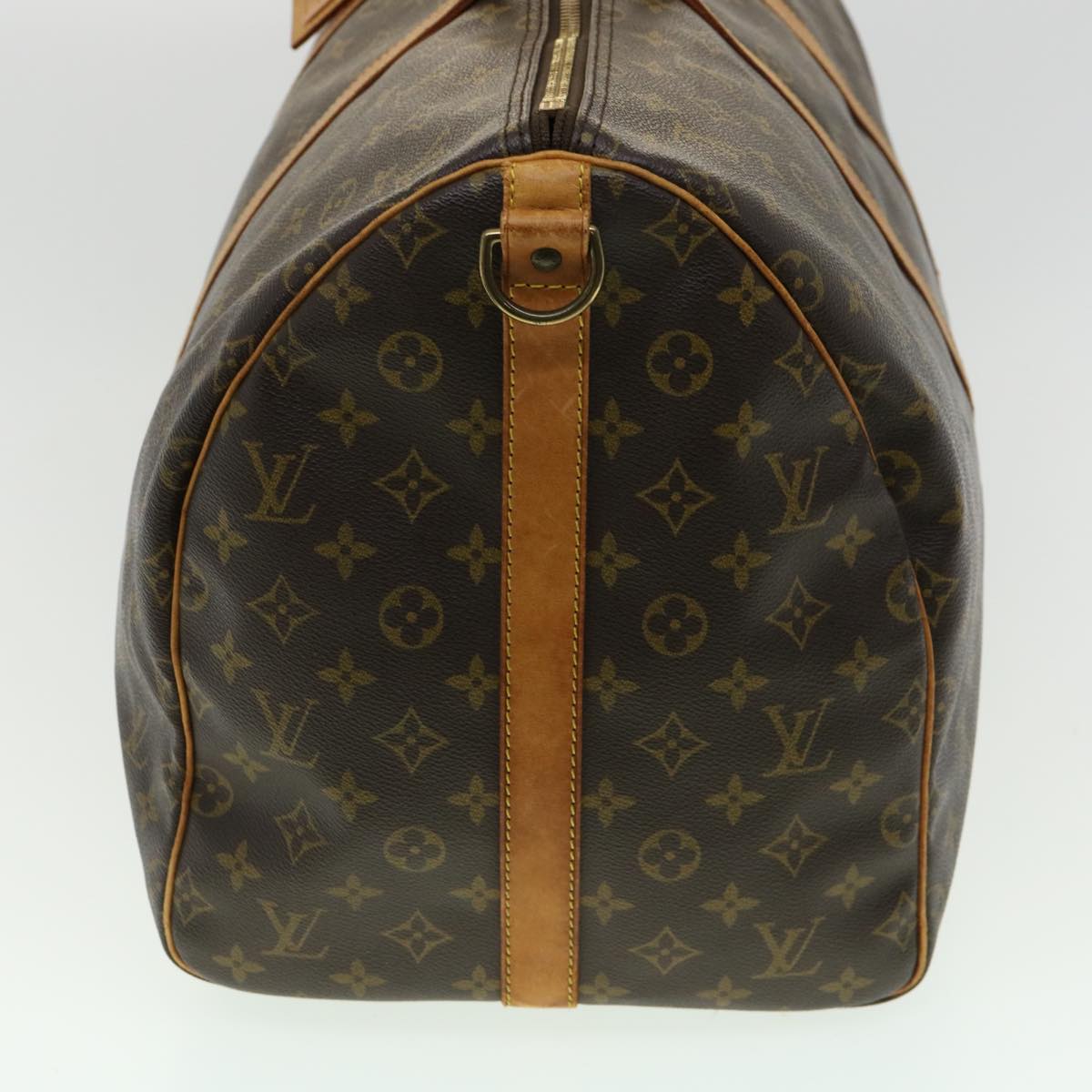 LOUIS VUITTON Monogram Keepall Bandouliere 55 Boston Bag M41414 LV th2911
