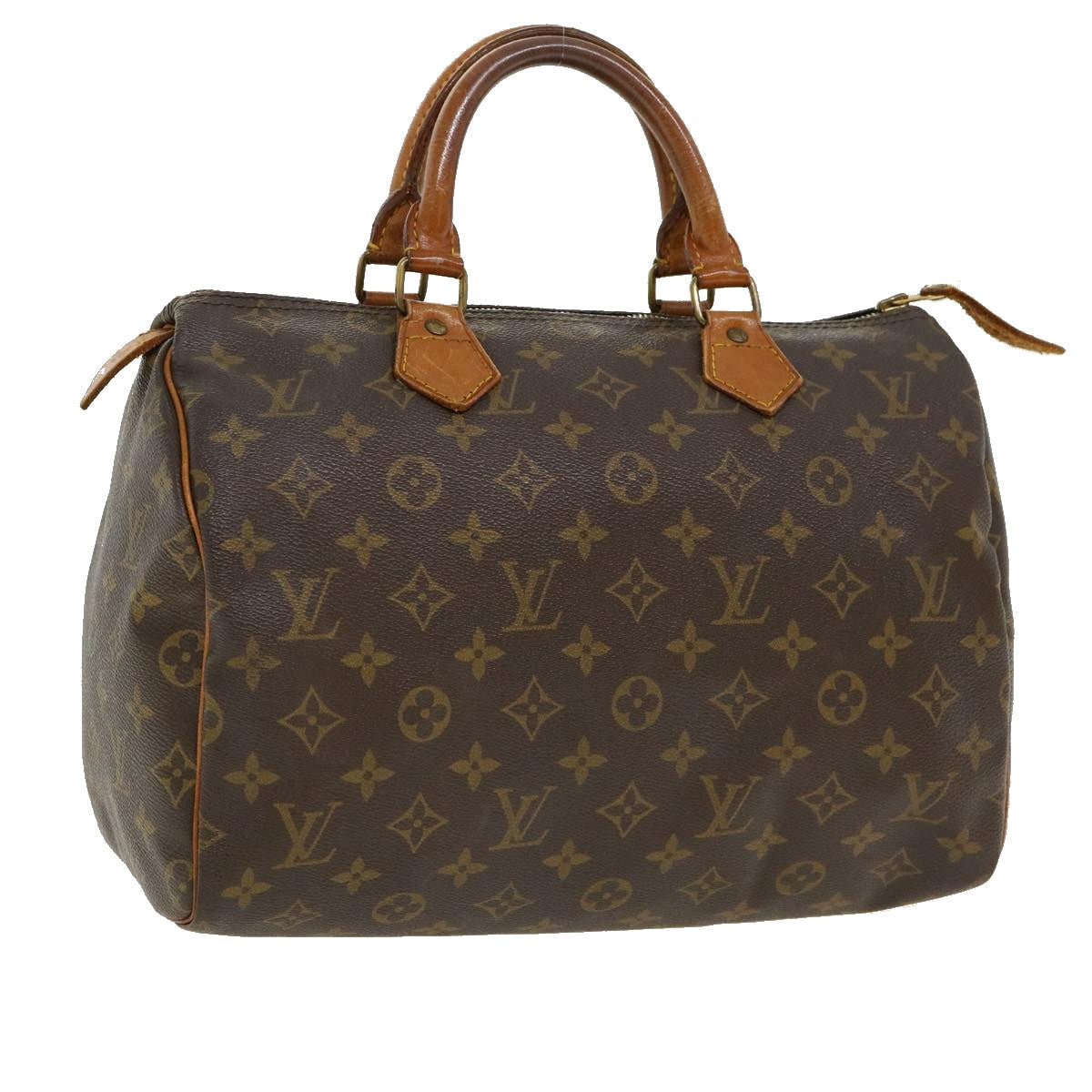 LOUIS VUITTON Monogram Speedy 30 Hand Bag M41526 LV th2927