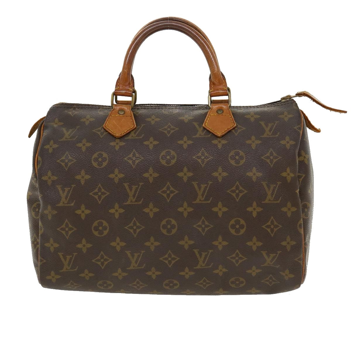 LOUIS VUITTON Monogram Speedy 30 Hand Bag M41526 LV th2927