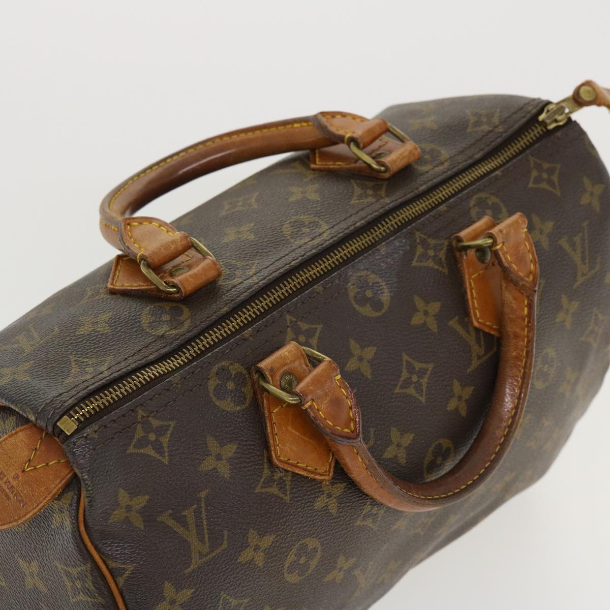 LOUIS VUITTON Monogram Speedy 30 Hand Bag M41526 LV th2927