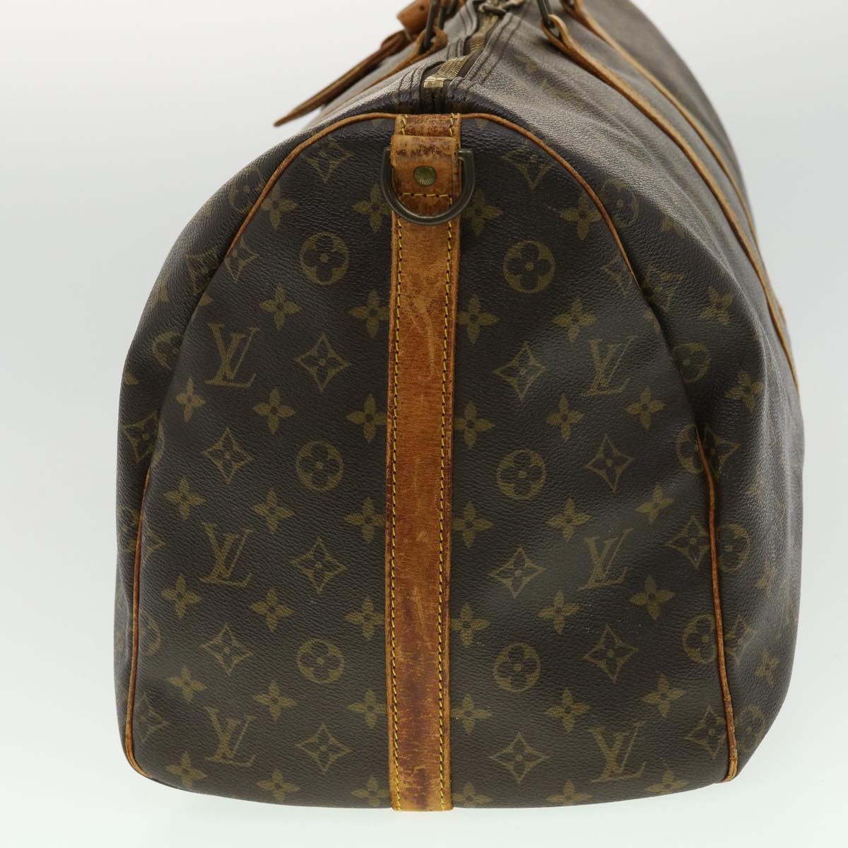 LOUIS VUITTON Monogram Keepall Bandouliere 55 Boston Bag M41414 LV th2934