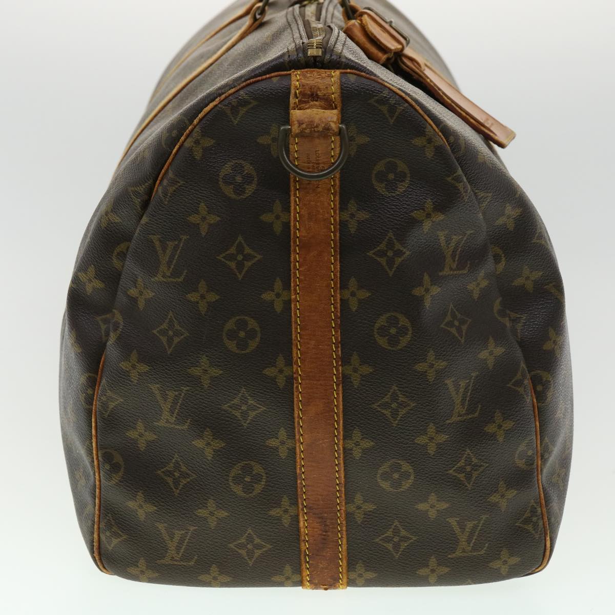LOUIS VUITTON Monogram Keepall Bandouliere 55 Boston Bag M41414 LV th2934