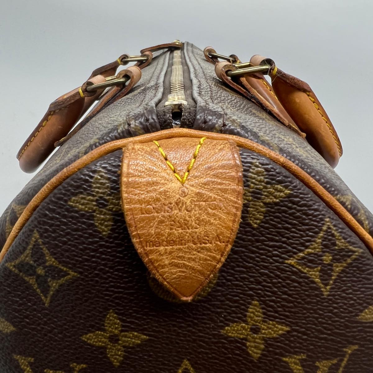 LOUIS VUITTON Monogram Speedy 30 Hand Bag M41526 LV th2975