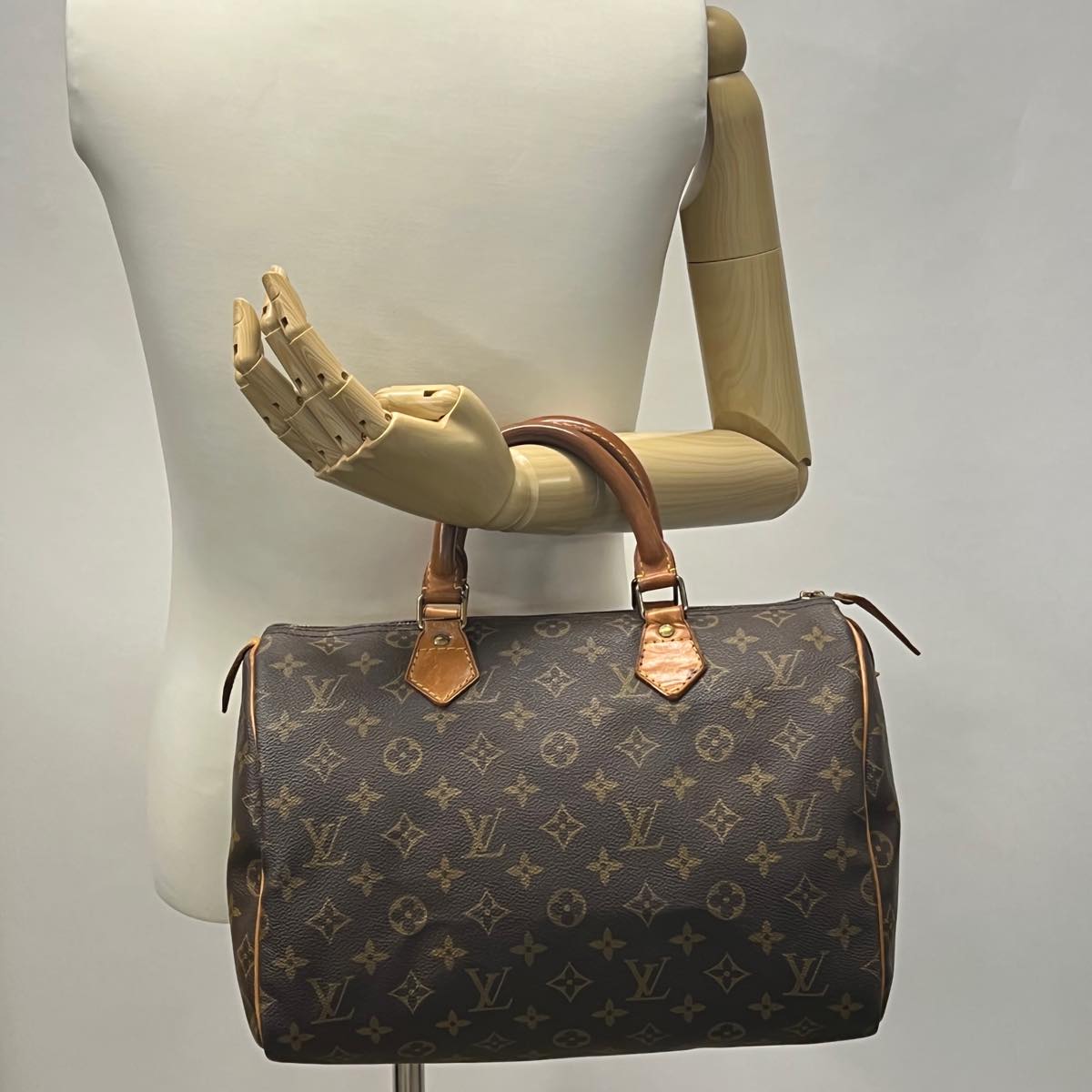 LOUIS VUITTON Monogram Speedy 30 Hand Bag M41526 LV th2975