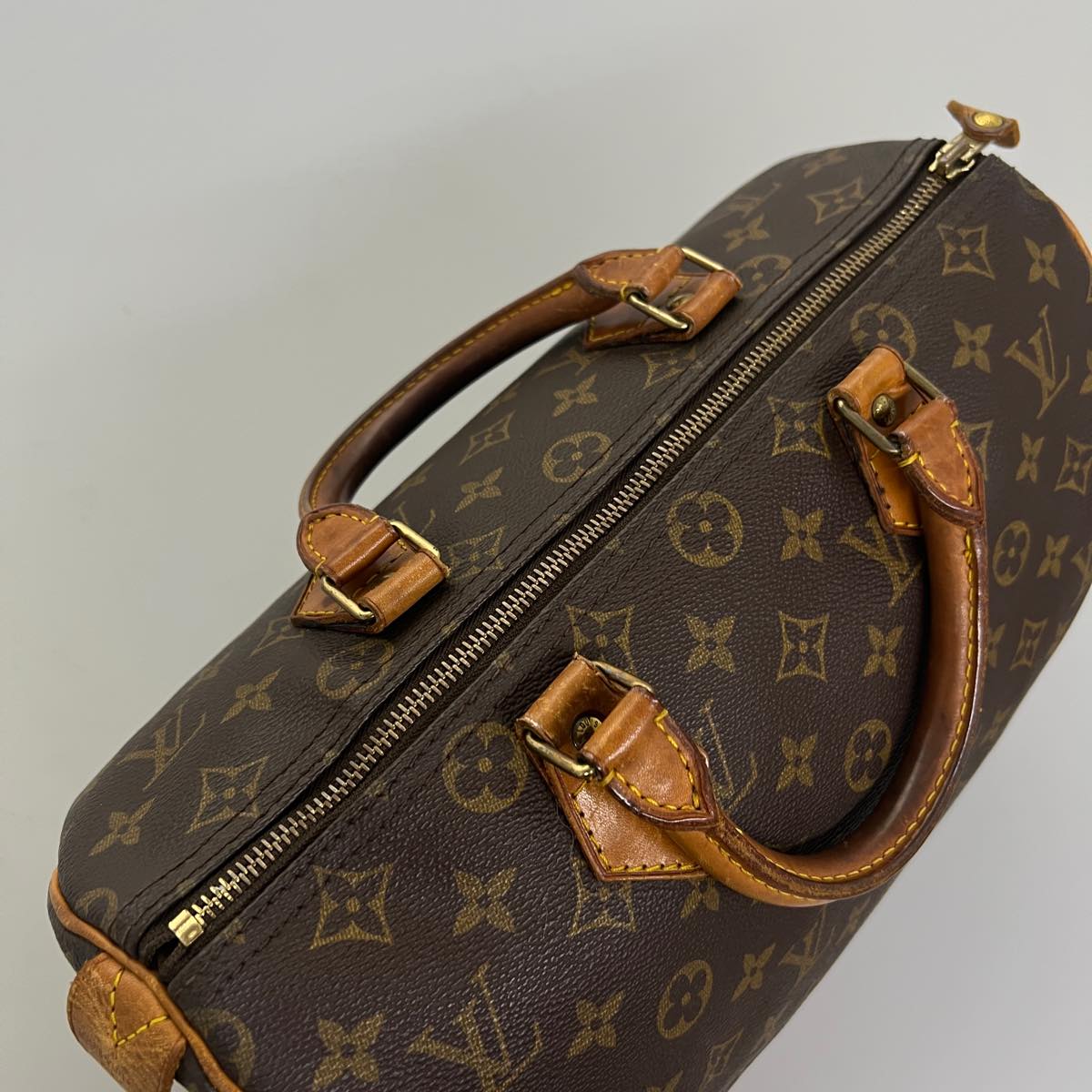 LOUIS VUITTON Monogram Speedy 30 Hand Bag M41526 LV th2975