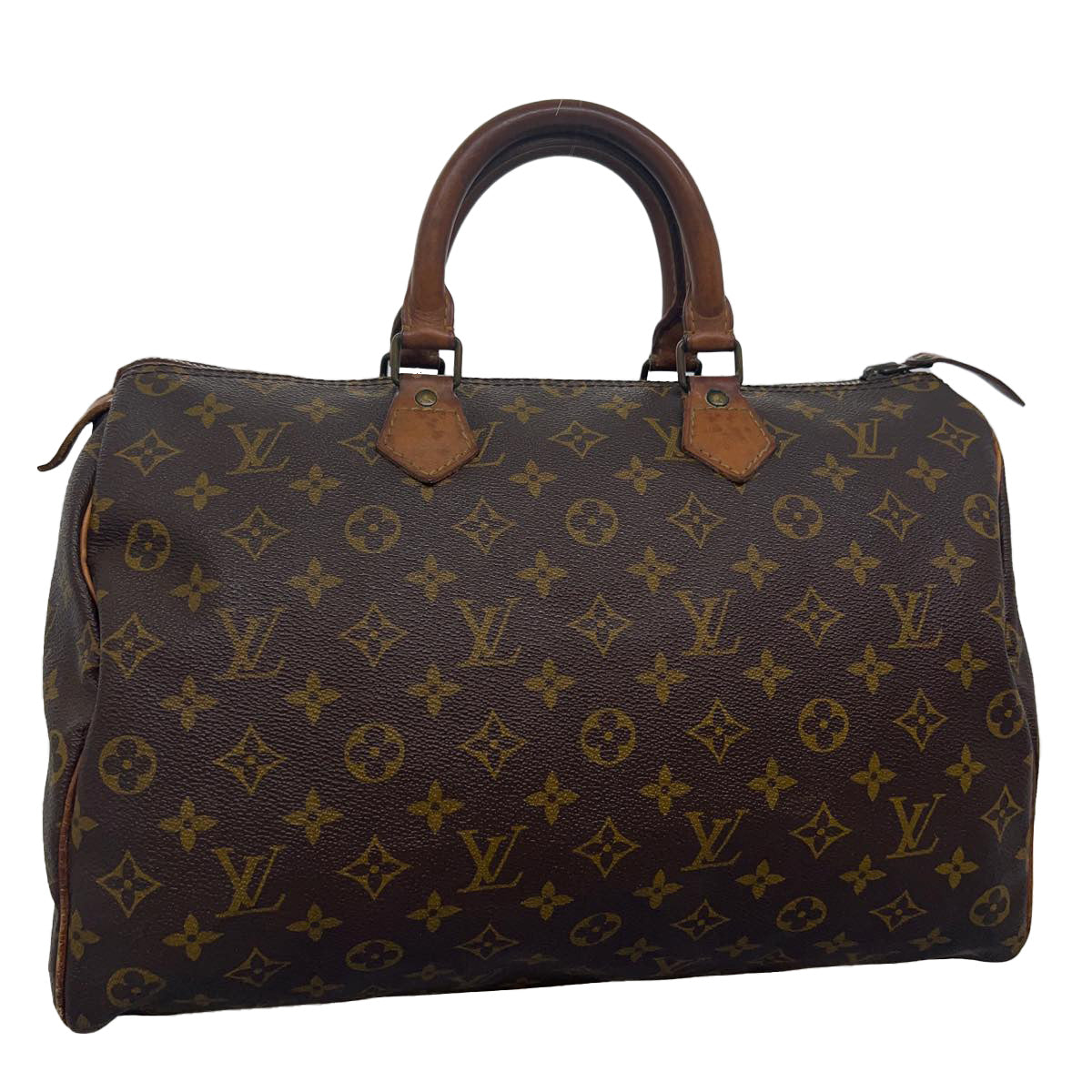 LOUIS VUITTON Monogram Speedy 35 Hand Bag M41524 LV th2995