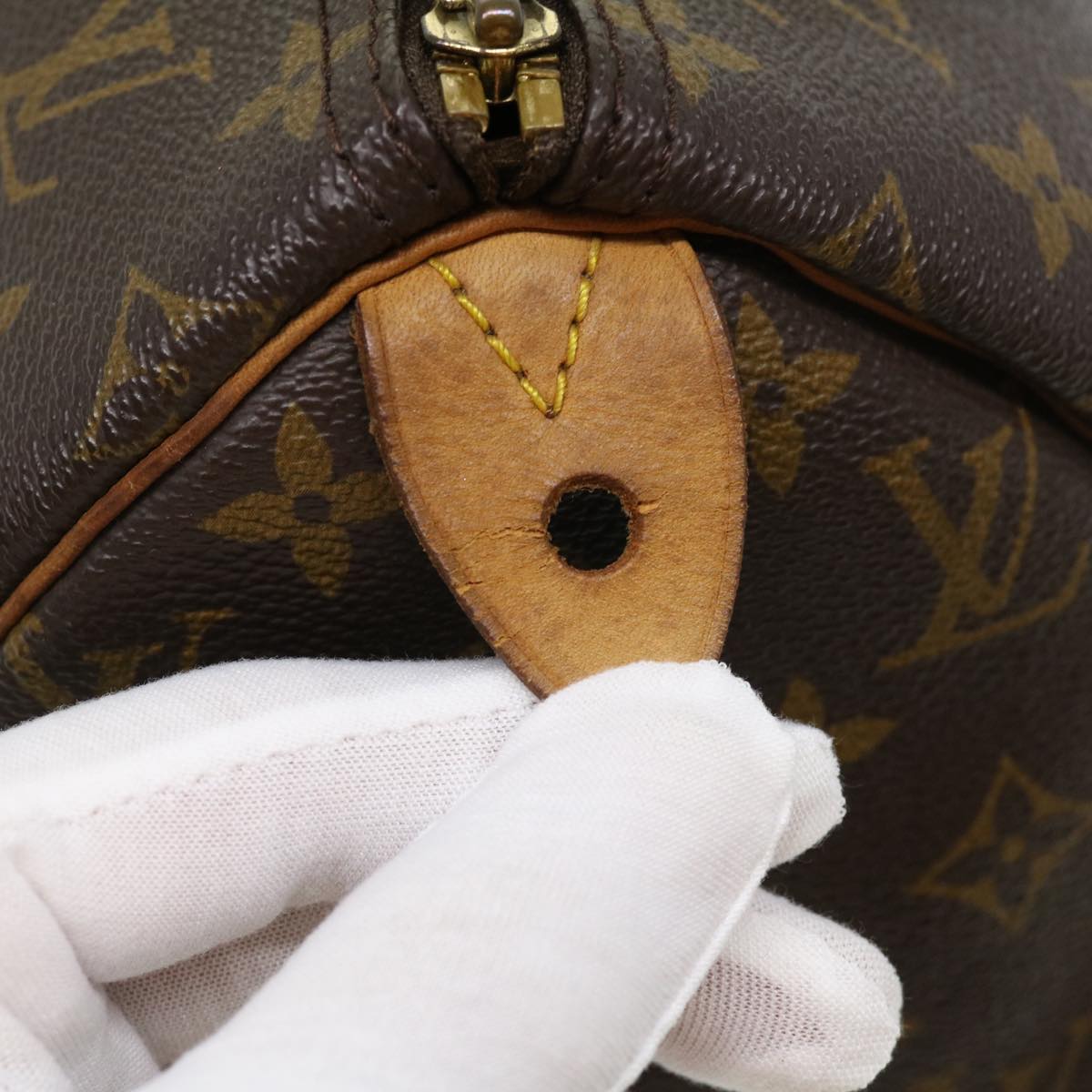 LOUIS VUITTON Monogram Speedy 40 Hand Bag M41522 LV th3007