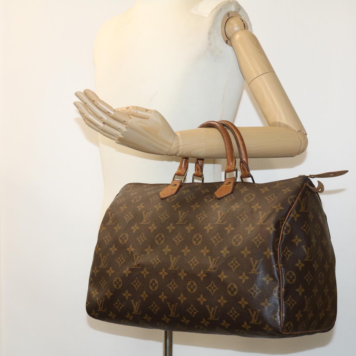 LOUIS VUITTON Monogram Speedy 40 Hand Bag M41522 LV th3007