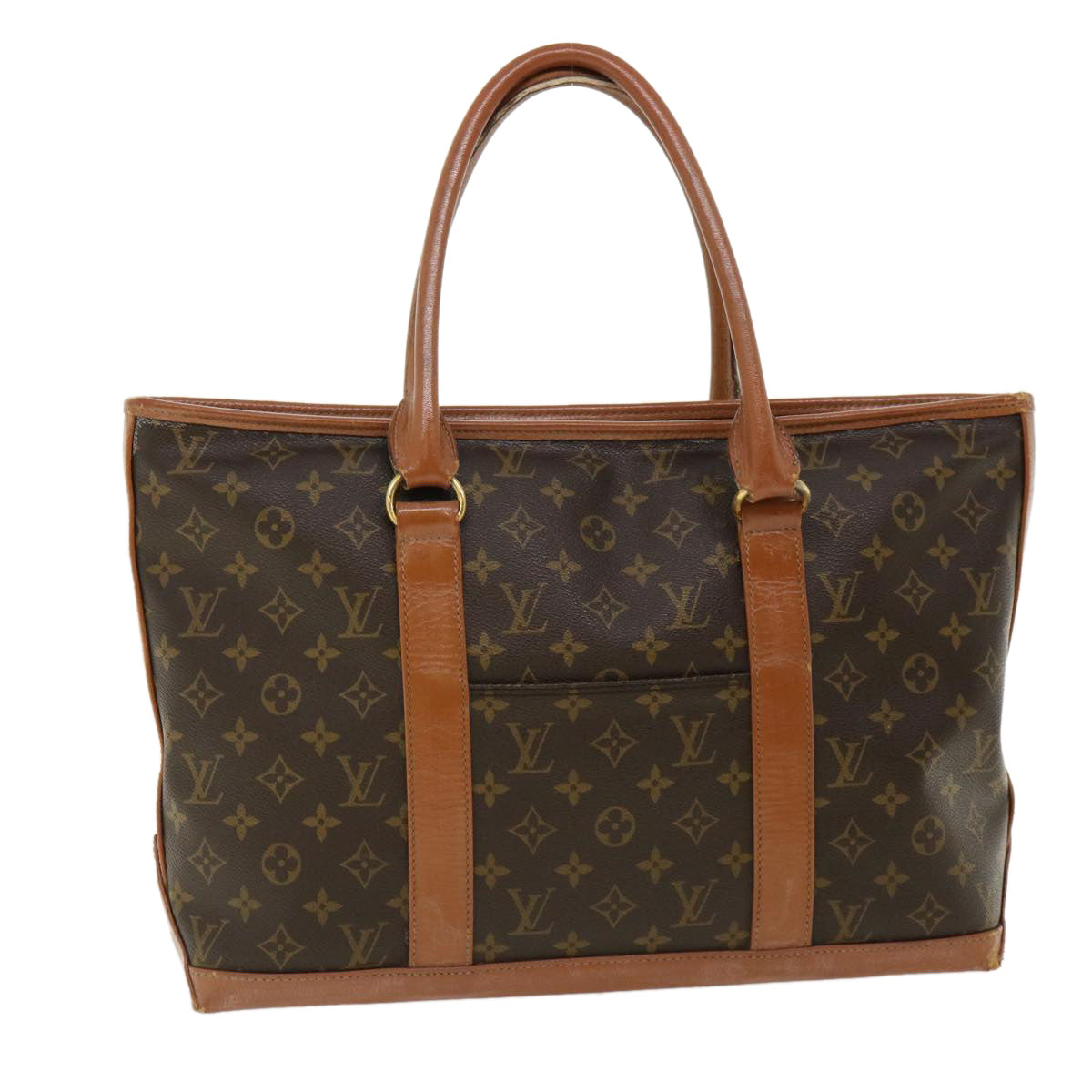 LOUIS VUITTON Monogram Sac Weekend PM Tote Bag M42425 LV th3014