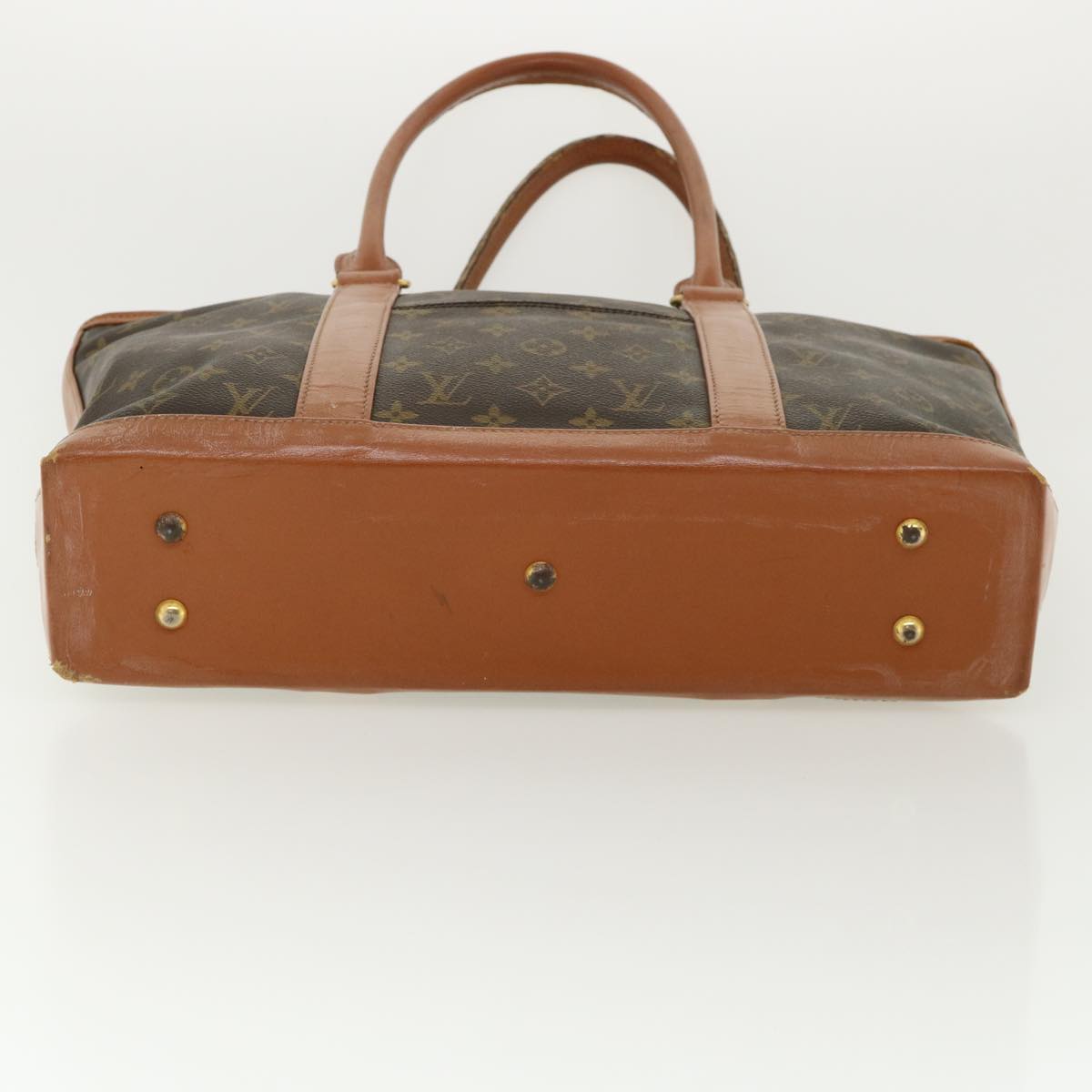 LOUIS VUITTON Monogram Sac Weekend PM Tote Bag M42425 LV th3014