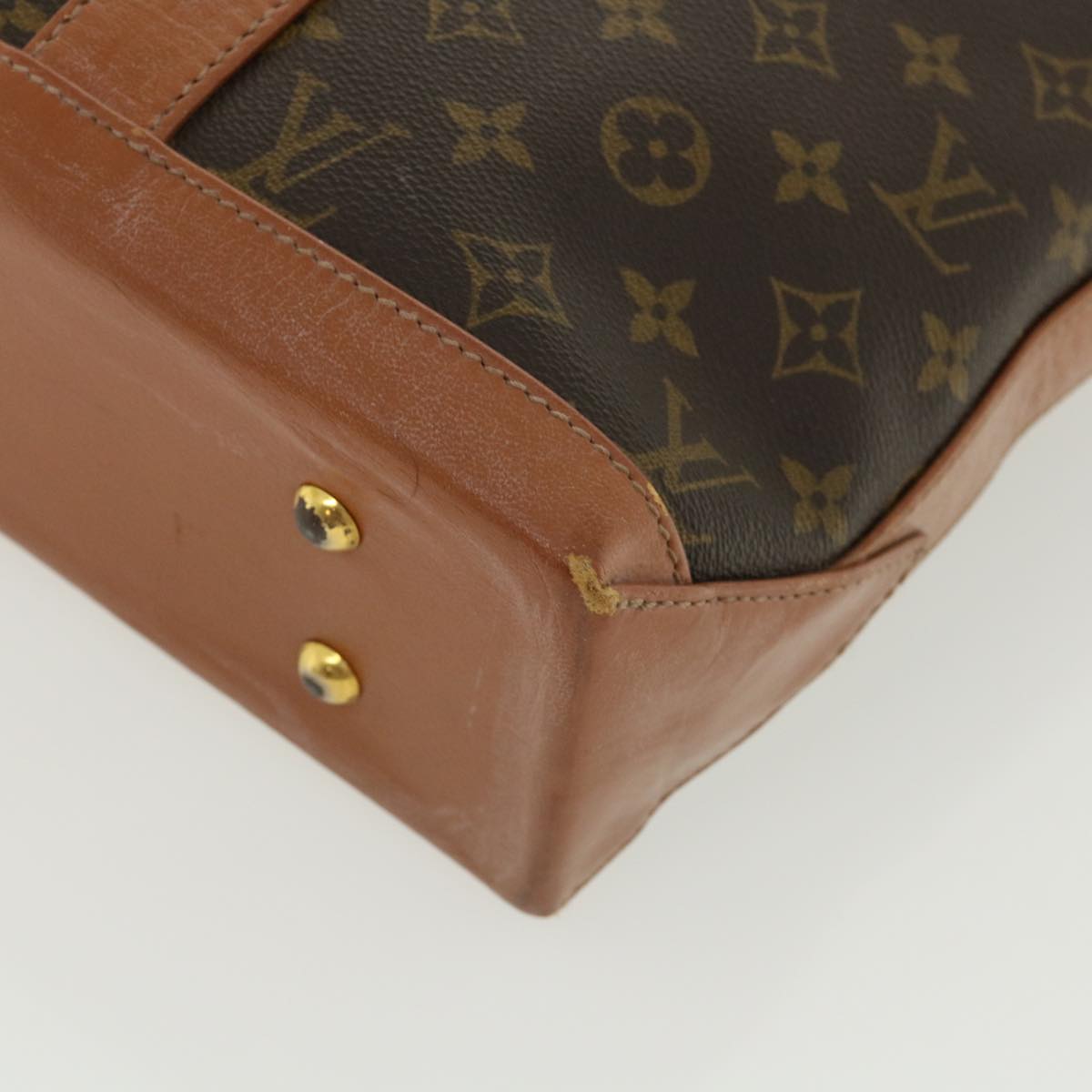 LOUIS VUITTON Monogram Sac Weekend PM Tote Bag M42425 LV th3014
