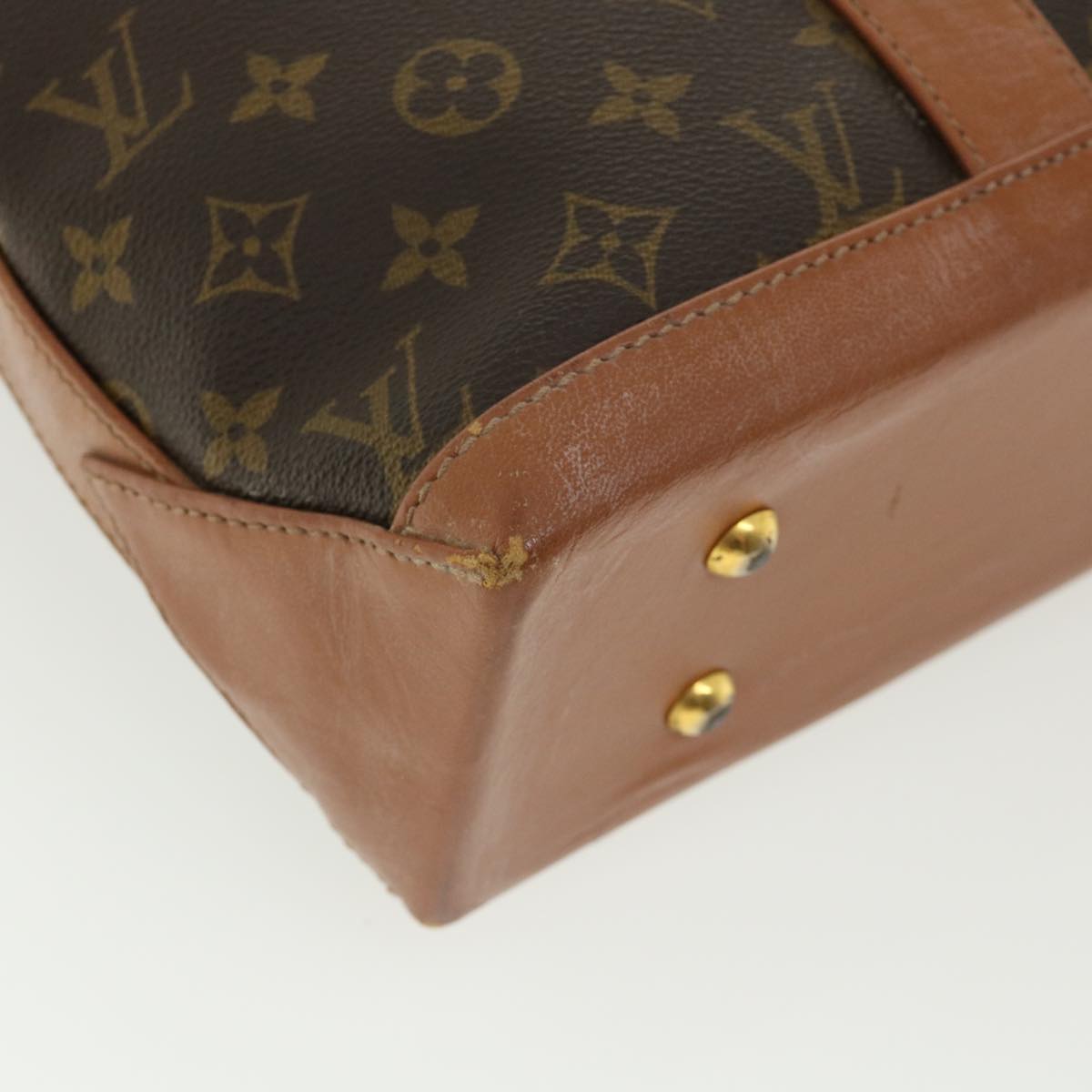 LOUIS VUITTON Monogram Sac Weekend PM Tote Bag M42425 LV th3014