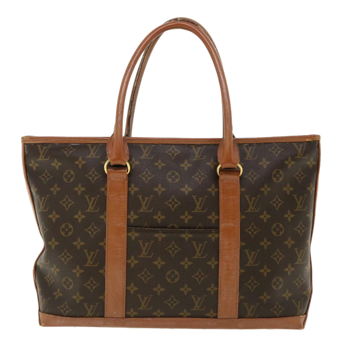 LOUIS VUITTON Monogram Sac Weekend PM Tote Bag M42425 LV th3014