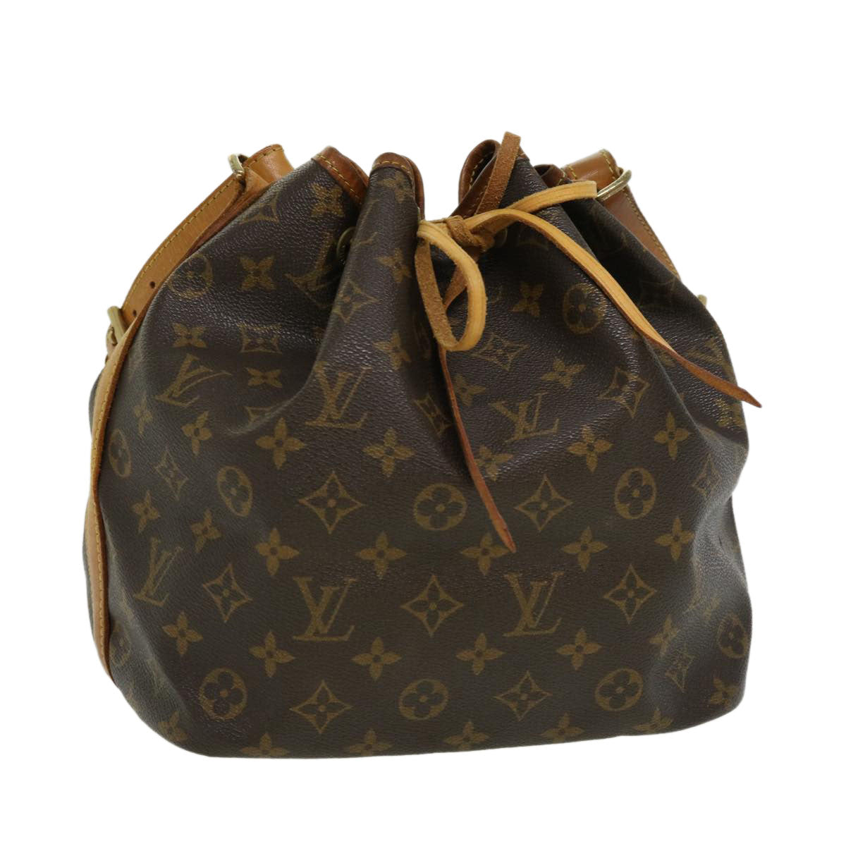 LOUIS VUITTON Monogram Petit Noe Shoulder Bag M42226 LV th3015