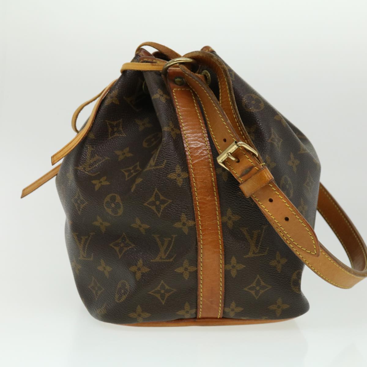 LOUIS VUITTON Monogram Petit Noe Shoulder Bag M42226 LV th3015