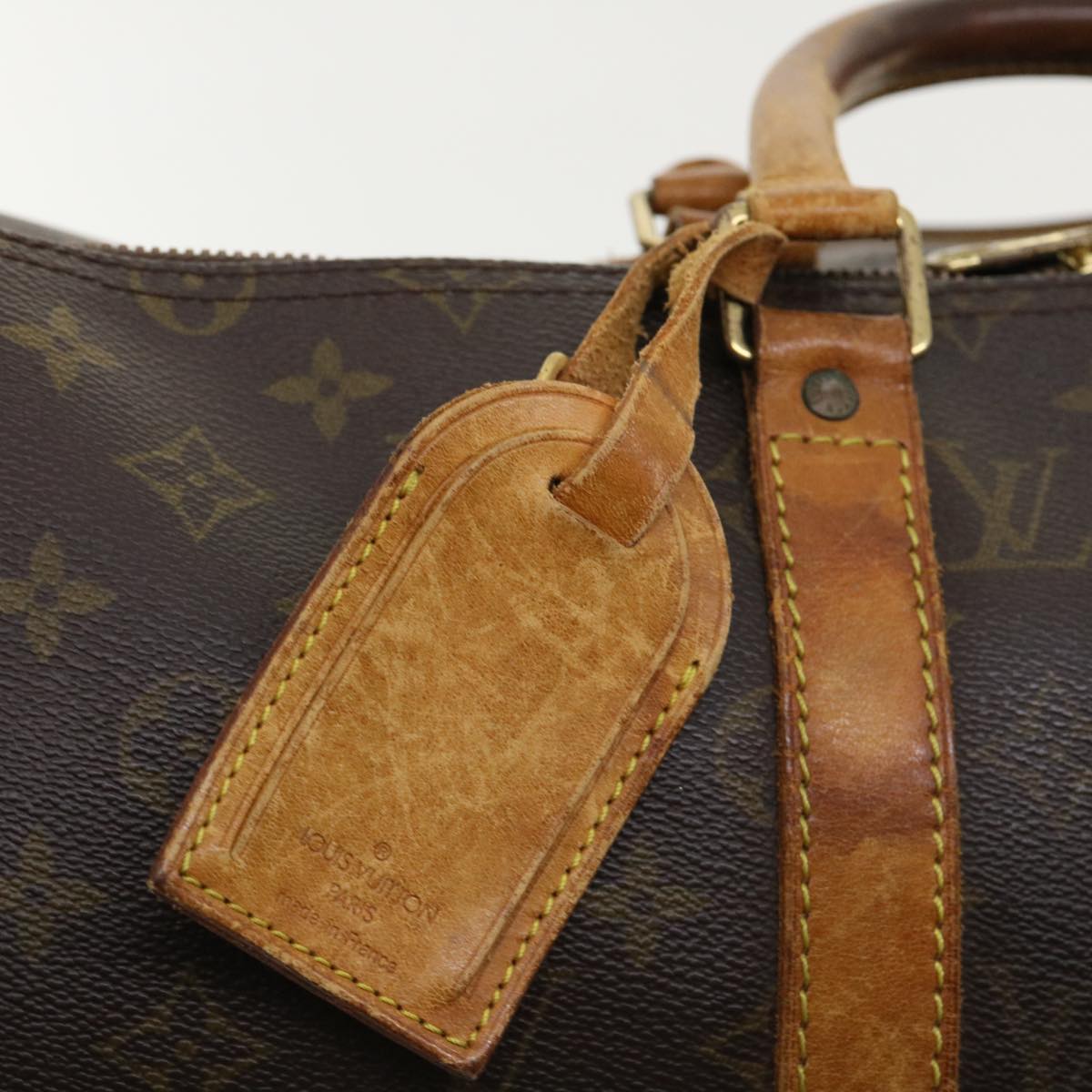 LOUIS VUITTON Monogram Keepall 50 Boston Bag M41426 LV th3026