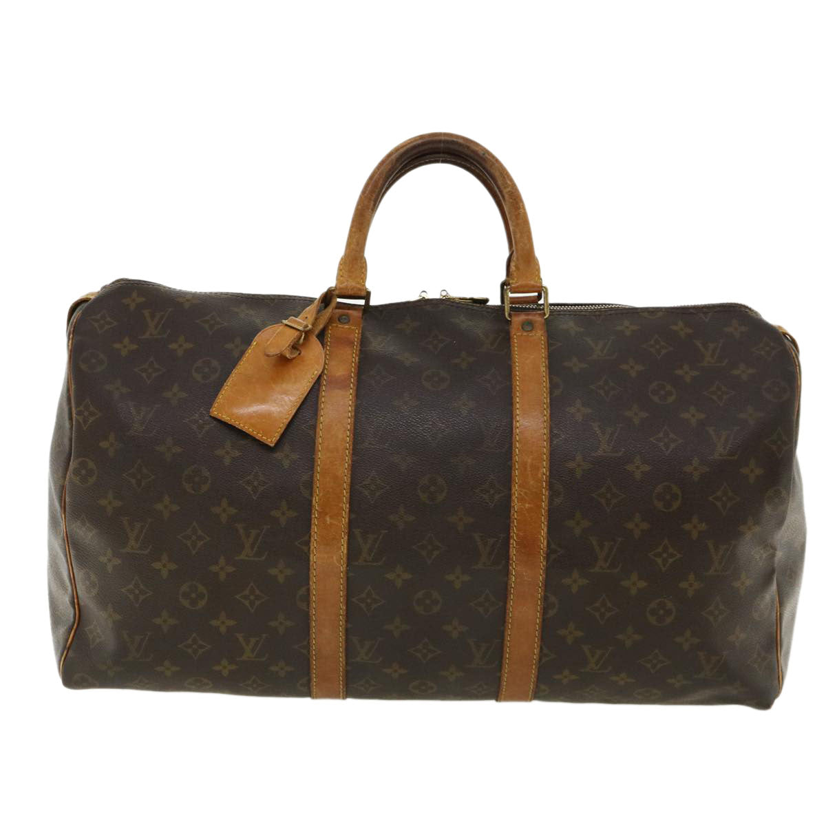 LOUIS VUITTON Monogram Keepall 50 Boston Bag M41426 LV th3026