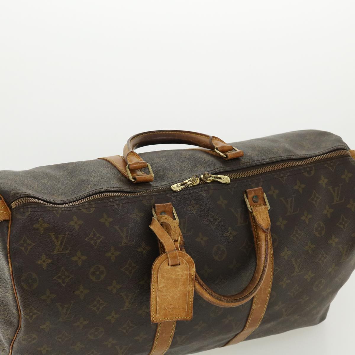 LOUIS VUITTON Monogram Keepall 50 Boston Bag M41426 LV th3026