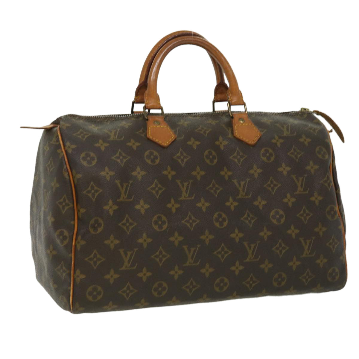 LOUIS VUITTON Monogram Speedy 35 Hand Bag M41524 LV th3051