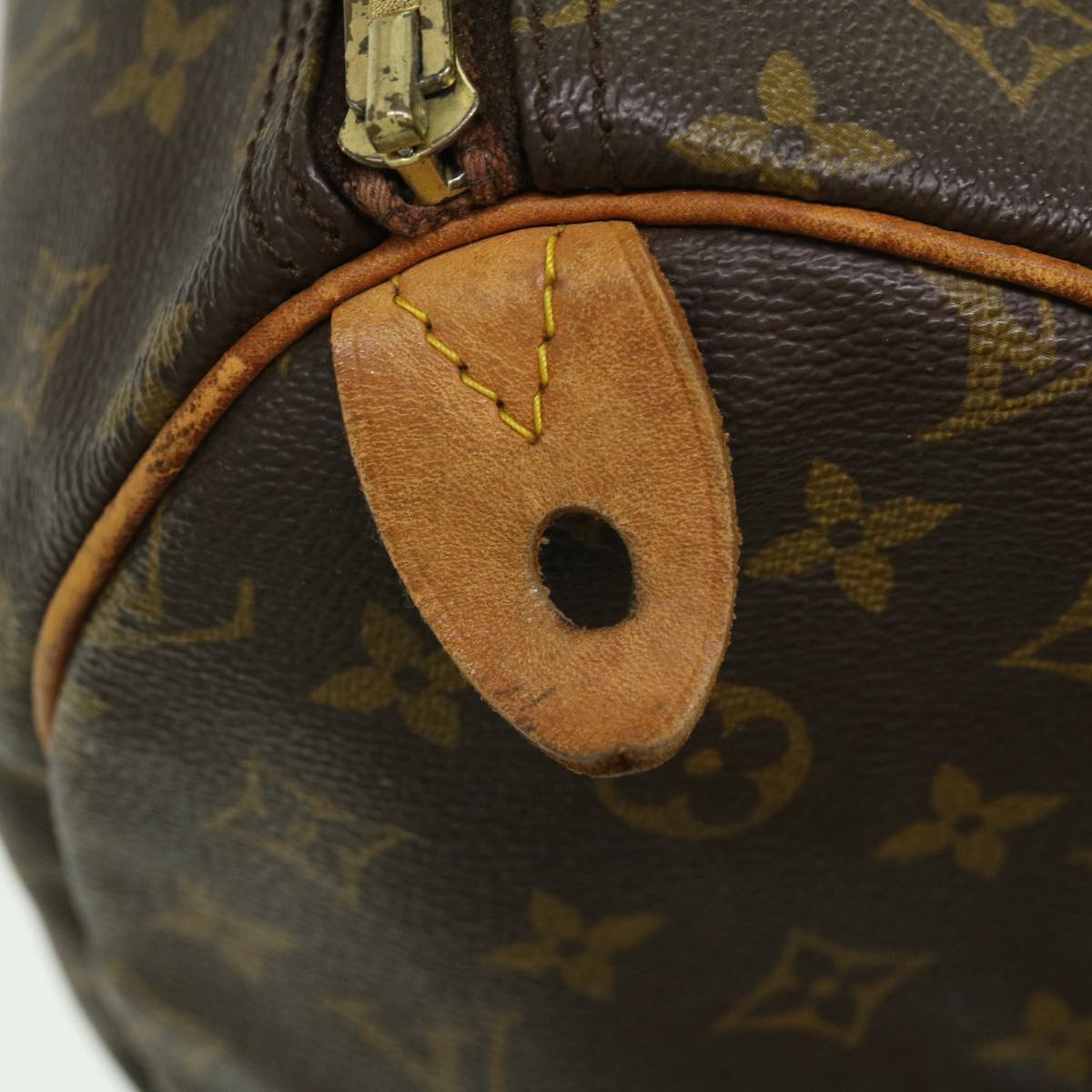 LOUIS VUITTON Monogram Speedy 35 Hand Bag M41524 LV th3051