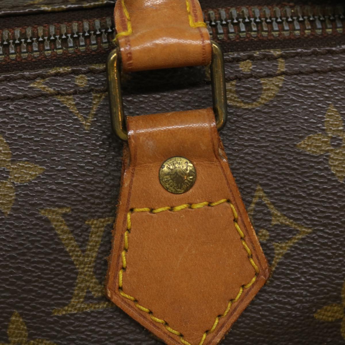 LOUIS VUITTON Monogram Speedy 35 Hand Bag M41524 LV th3051