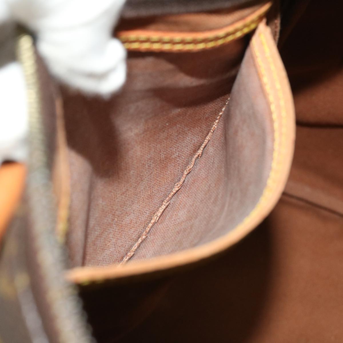 LOUIS VUITTON Monogram Speedy 35 Hand Bag M41524 LV th3051