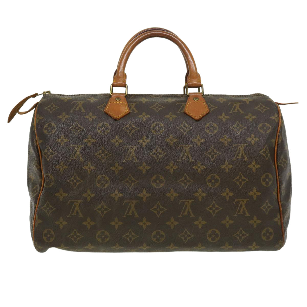 LOUIS VUITTON Monogram Speedy 35 Hand Bag M41524 LV th3051