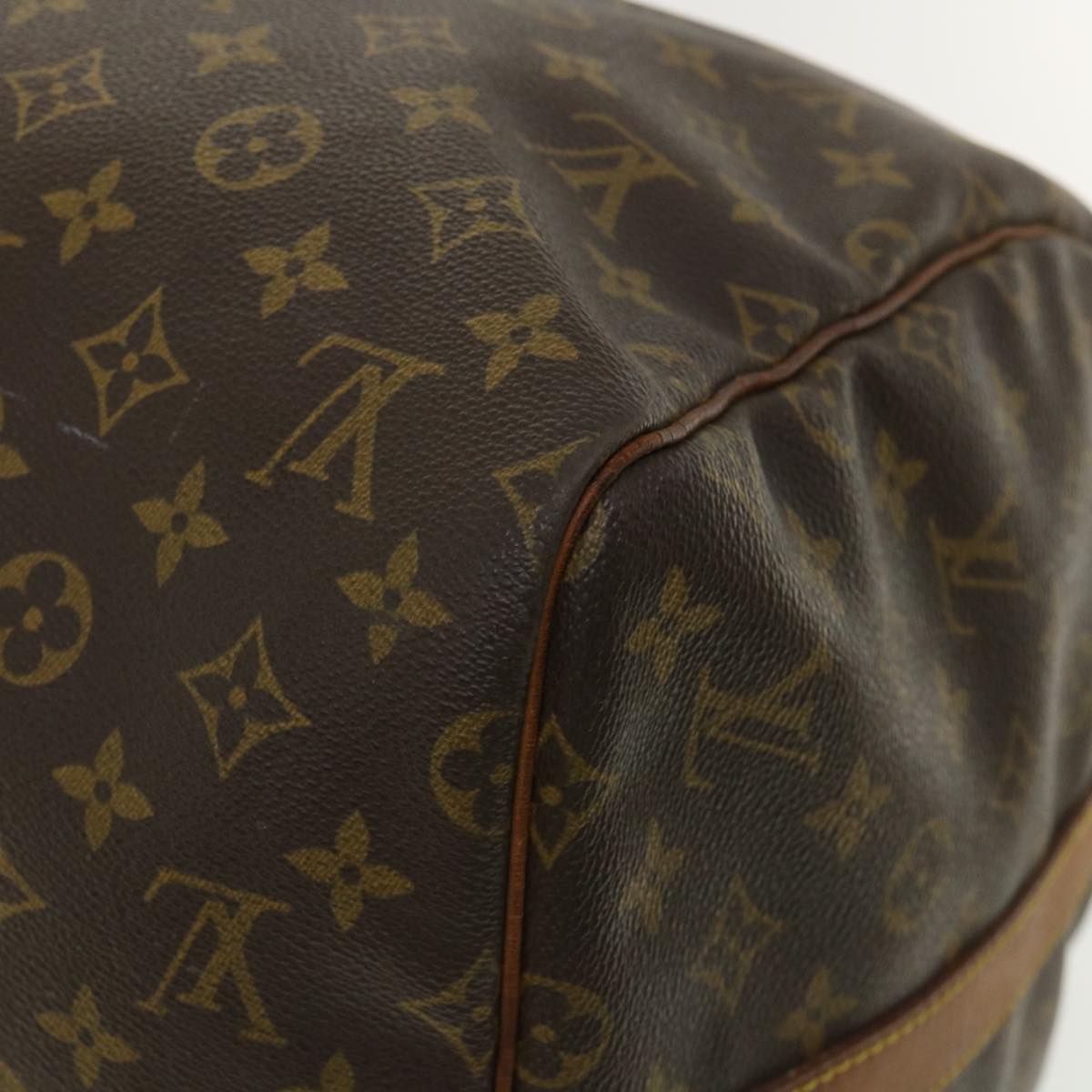 LOUIS VUITTON Monogram Keepall Bandouliere 55 Boston Bag M41414 LV th3075