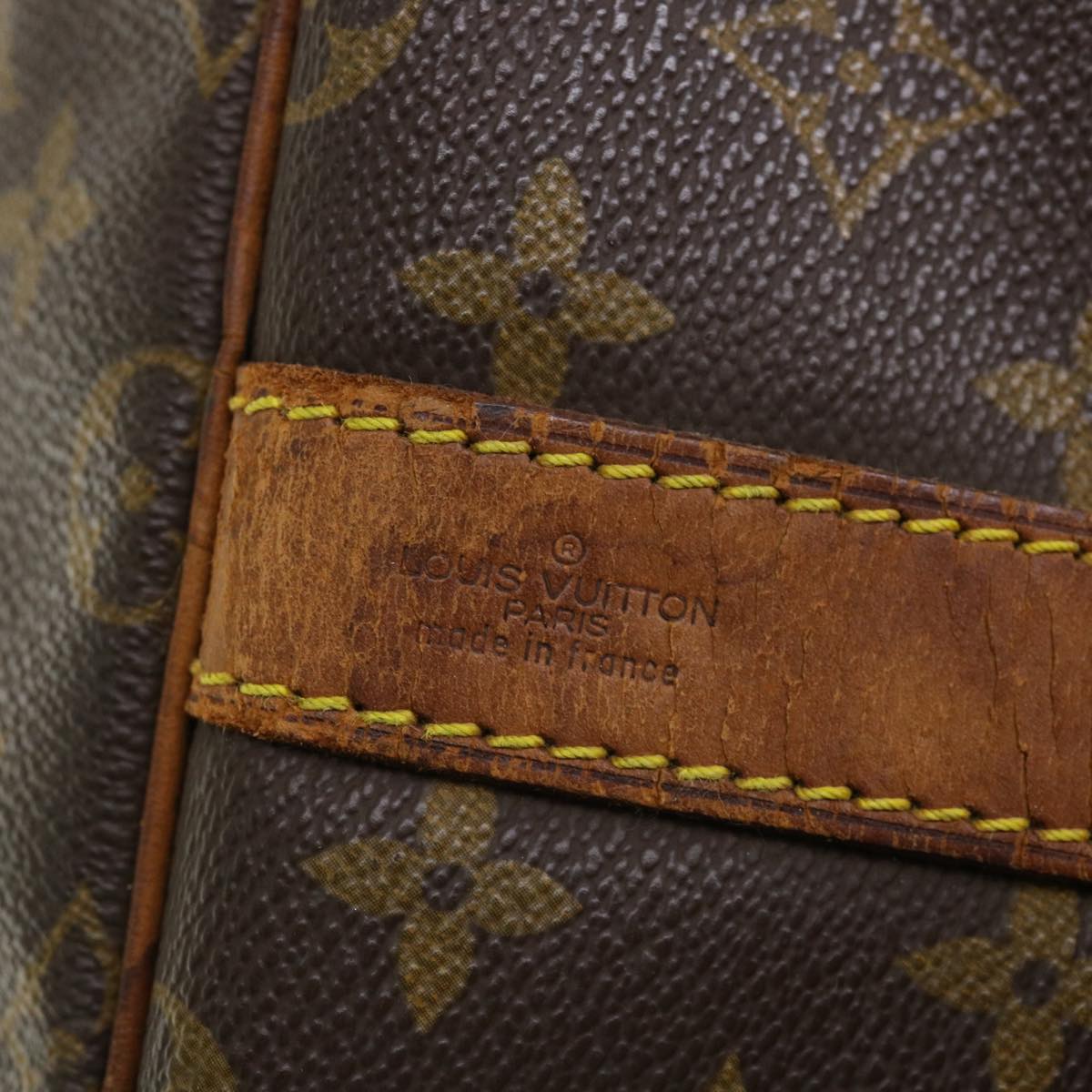 LOUIS VUITTON Monogram Keepall Bandouliere 55 Boston Bag M41414 LV th3075