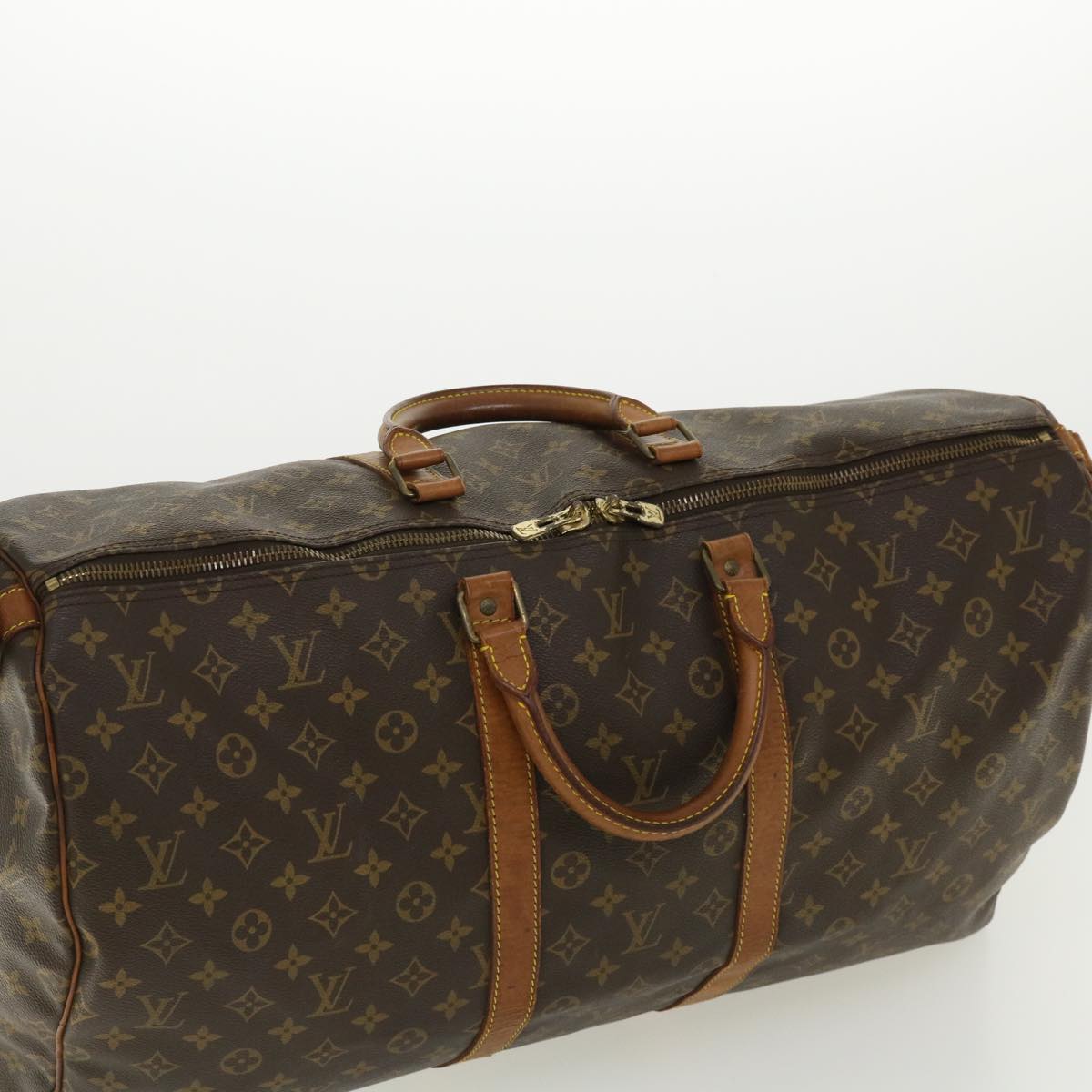 LOUIS VUITTON Monogram Keepall Bandouliere 55 Boston Bag M41414 LV th3075