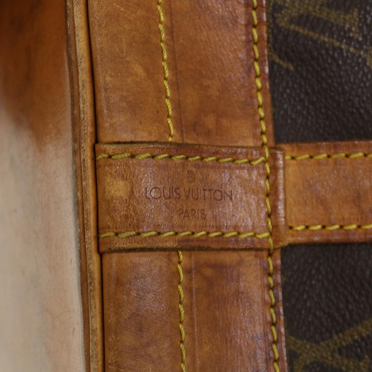 LOUIS VUITTON Monogram Noe Shoulder Bag M42224 LV th3085