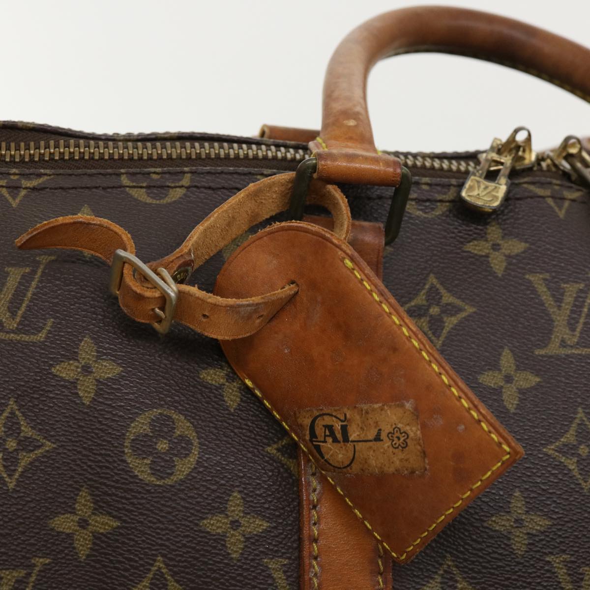 LOUIS VUITTON Monogram Keepall 55 Boston Bag M41424 LV th3134