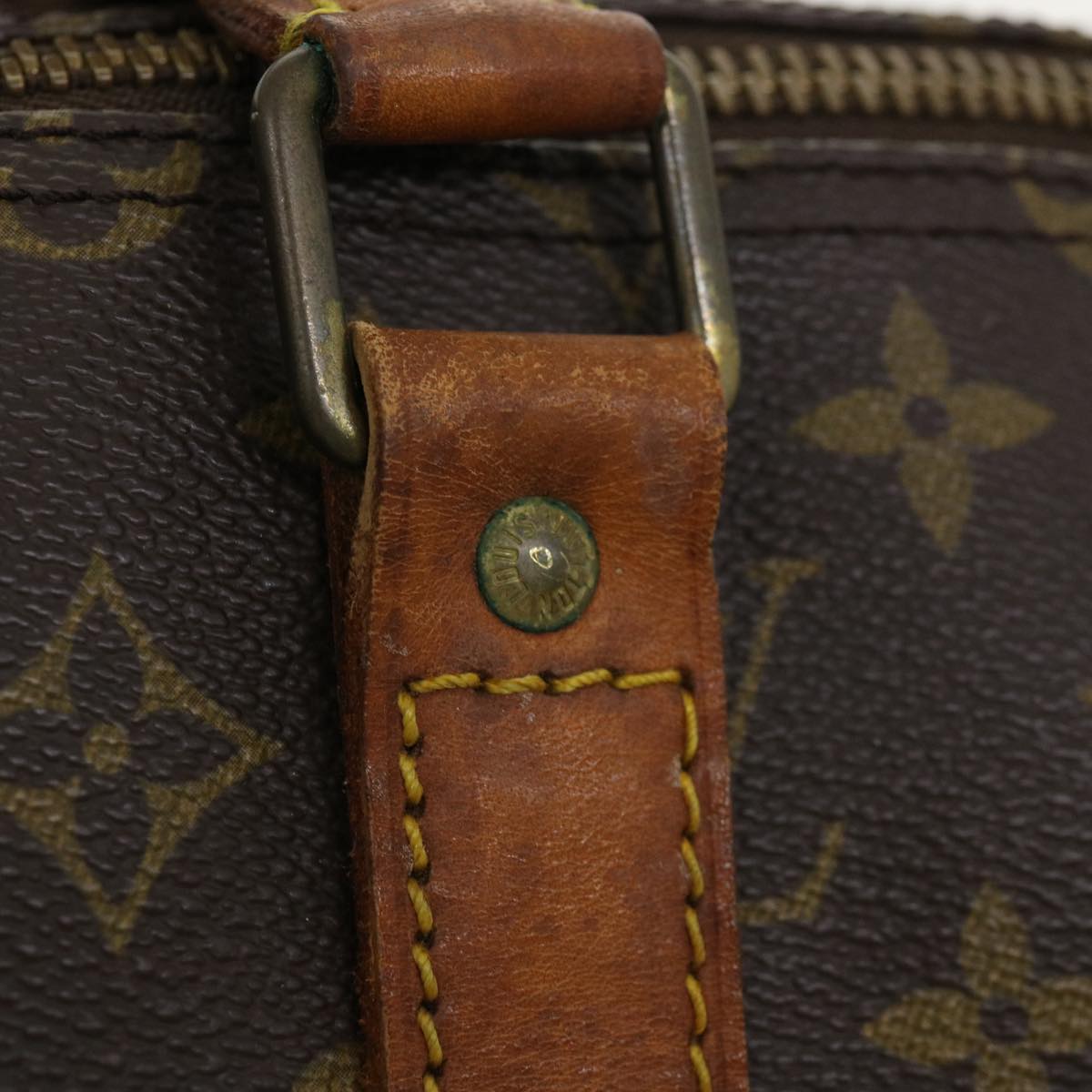 LOUIS VUITTON Monogram Keepall 55 Boston Bag M41424 LV th3134