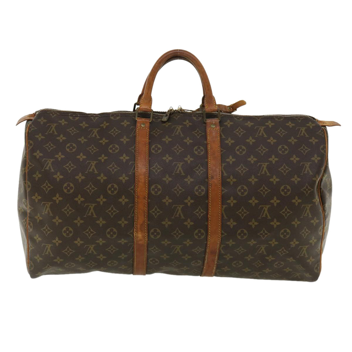 LOUIS VUITTON Monogram Keepall 55 Boston Bag M41424 LV th3134