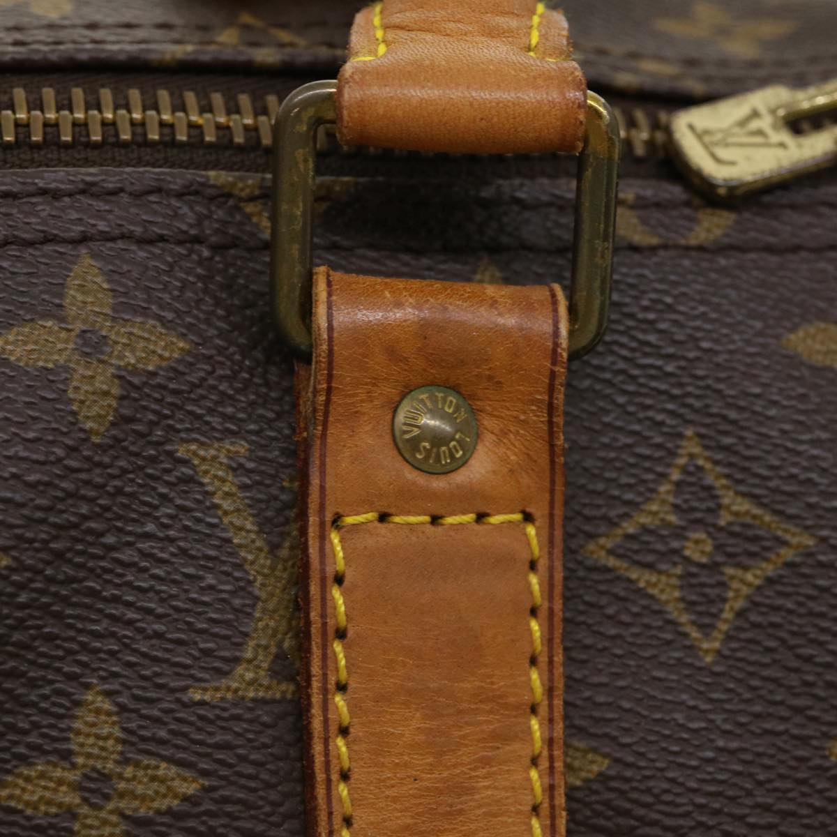 LOUIS VUITTON Monogram Keepall 55 Boston Bag M41424 LV th3135