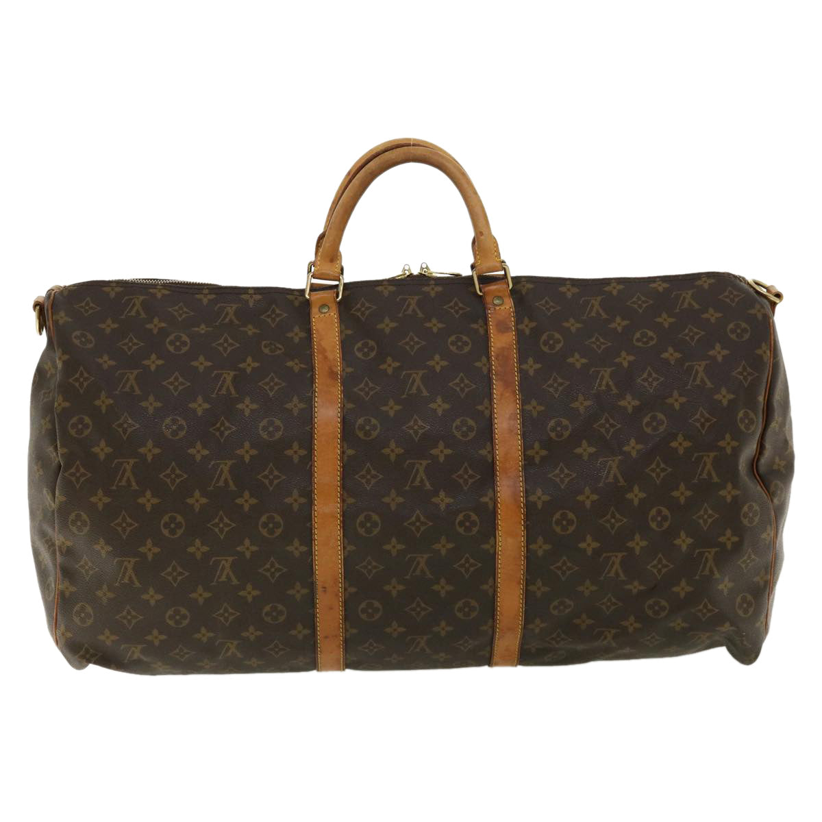 LOUIS VUITTON Monogram Keepall Bandouliere 60 Boston Bag M41412 LV th3138