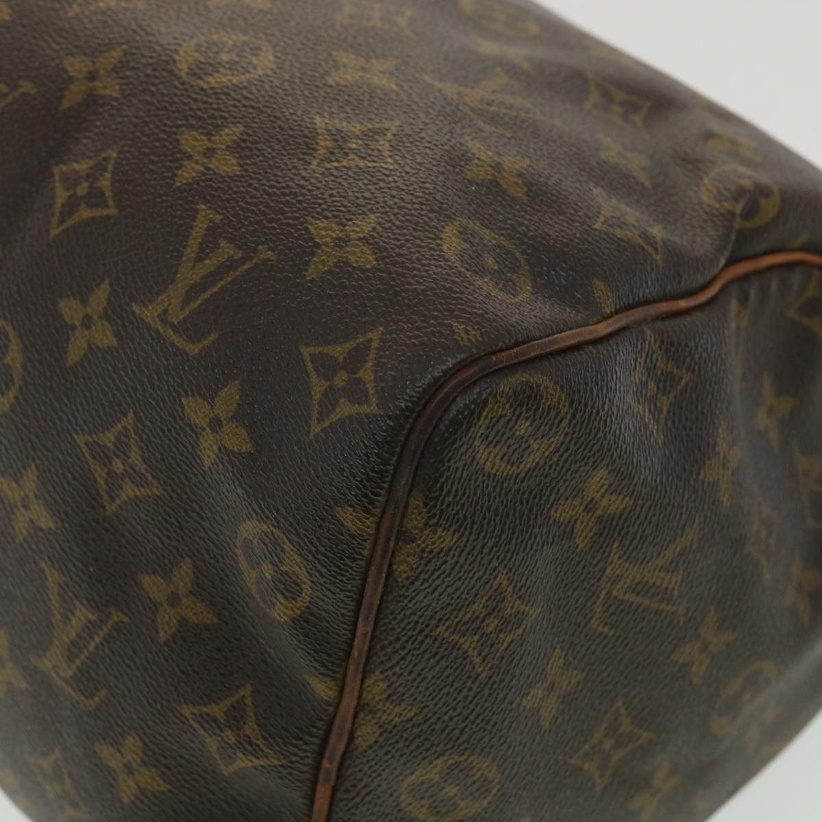 LOUIS VUITTON Monogram Speedy 35 Hand Bag M41524 LV th3282