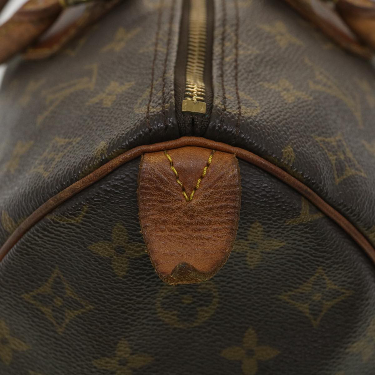 LOUIS VUITTON Monogram Speedy 35 Hand Bag M41524 LV th3282