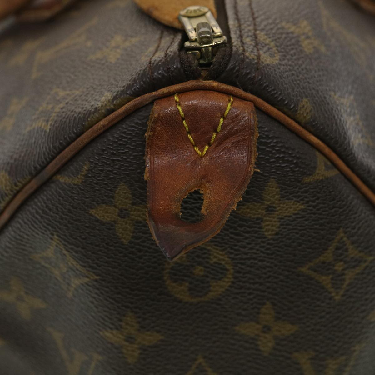 LOUIS VUITTON Monogram Speedy 35 Hand Bag M41524 LV th3282