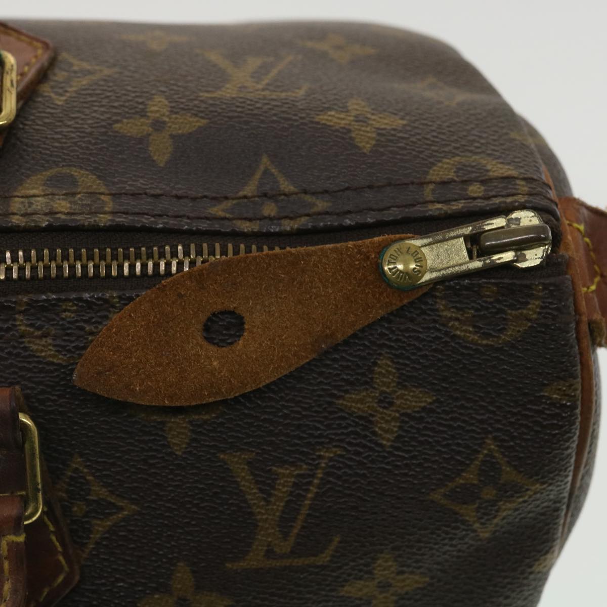 LOUIS VUITTON Monogram Speedy 35 Hand Bag M41524 LV th3282