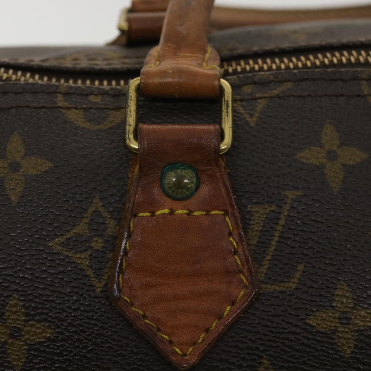 LOUIS VUITTON Monogram Speedy 35 Hand Bag M41524 LV th3282
