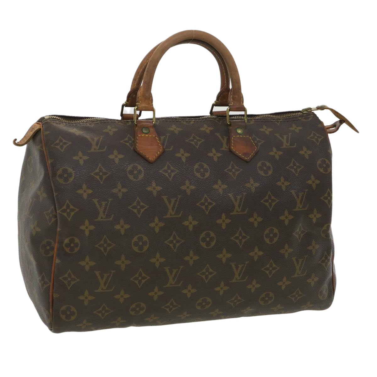 LOUIS VUITTON Monogram Speedy 35 Hand Bag M41524 LV th3282