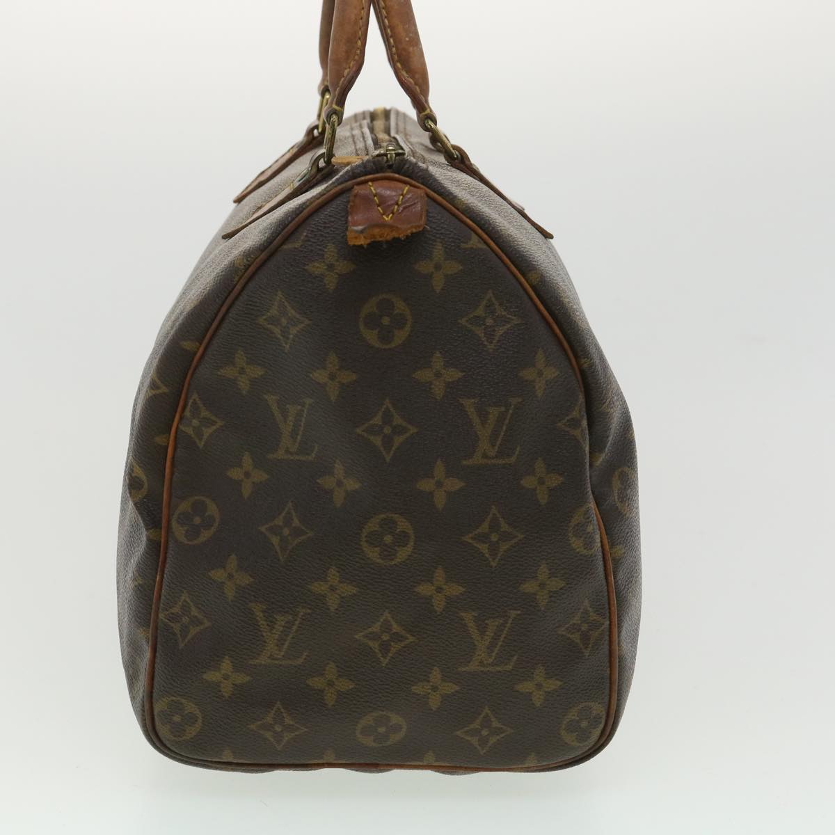 LOUIS VUITTON Monogram Speedy 35 Hand Bag M41524 LV th3282