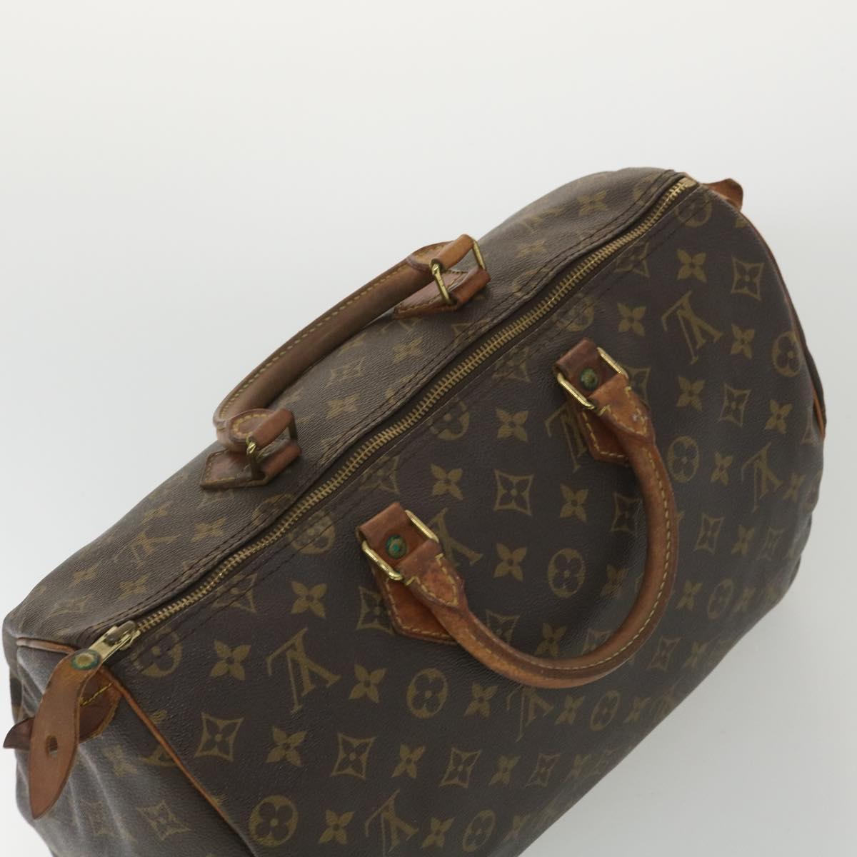 LOUIS VUITTON Monogram Speedy 35 Hand Bag M41524 LV th3282