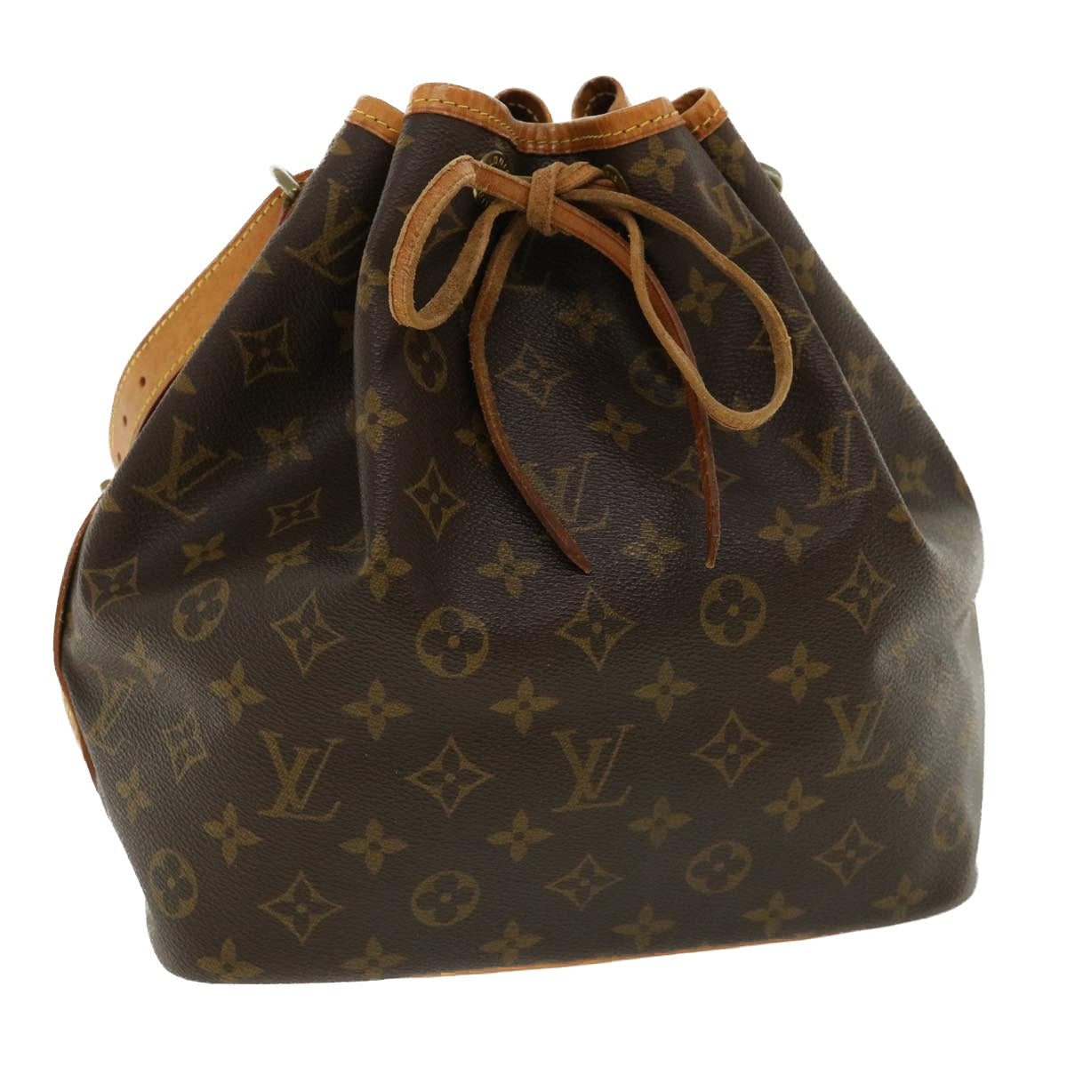 LOUIS VUITTON Monogram Petit Noe Shoulder Bag M42226 LV th3296