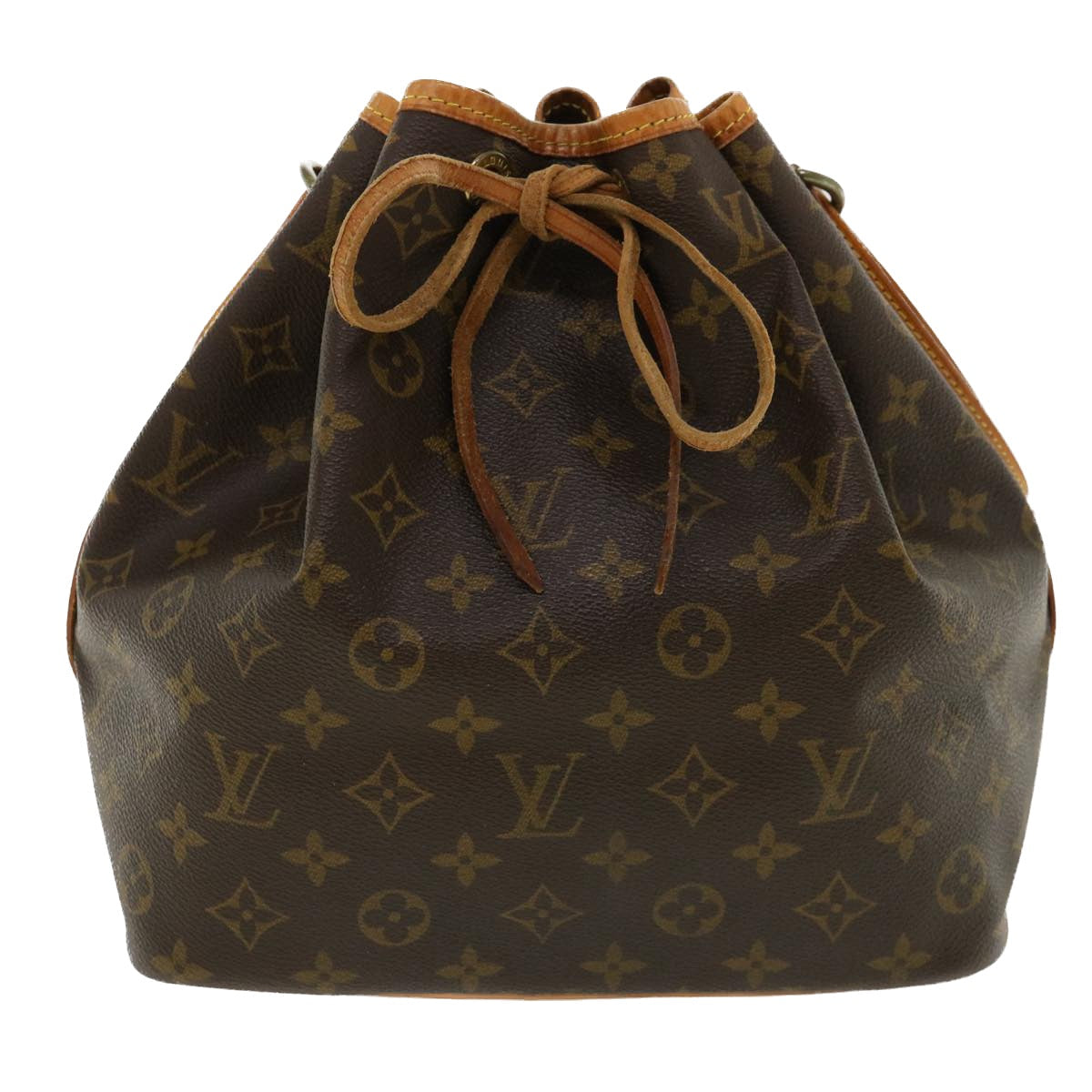 LOUIS VUITTON Monogram Petit Noe Shoulder Bag M42226 LV th3296