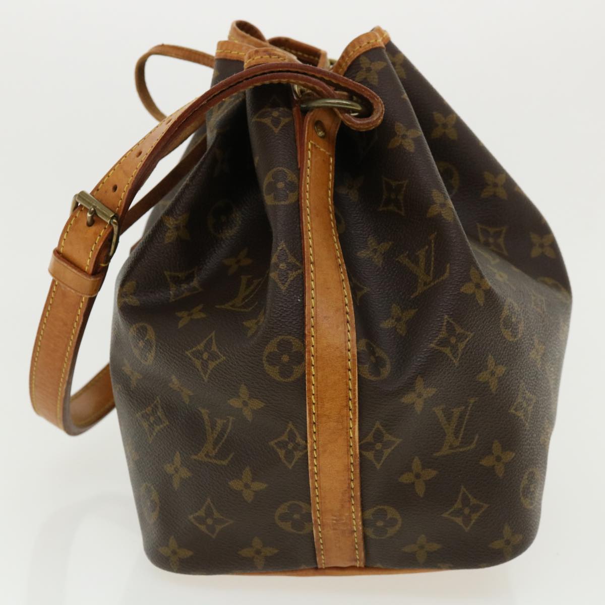LOUIS VUITTON Monogram Petit Noe Shoulder Bag M42226 LV th3296