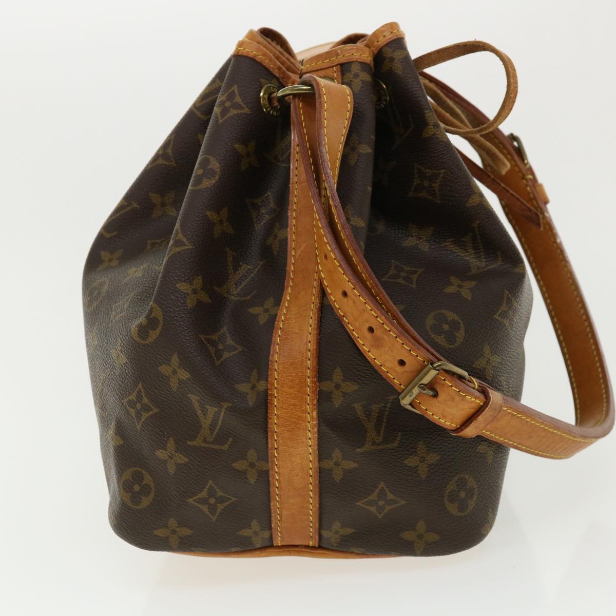 LOUIS VUITTON Monogram Petit Noe Shoulder Bag M42226 LV th3296